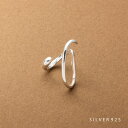 【全品送料無料×P最大47倍!】 シルバー925 イヤーカフ silver925 金属アレルギー sv925 刻印あり レディース レイヤード風 変形 片耳用 ...