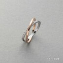【本日限定★全品P5倍×10%OFFクーポン】 リング 指輪 金属アレルギー ニッケルフリー 18kコーティング レディース ミックスカラー クロス ビジュー 大人 上品 13号 15号 ゴールド シルバー ピンクゴールド