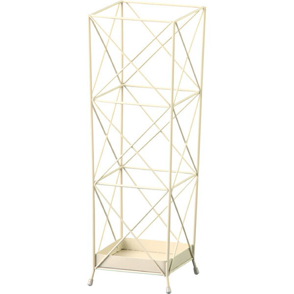 傘立て　おしゃれ　ヴィンテージアイアン傘立て　アイボリー　玄関　玄関収納　お洒落　素敵アイアン　..