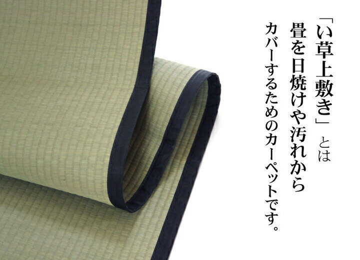 純国産高級い草上敷き『清正』江戸間3畳(約176times;261cm)麻綿織熊本県八代産イ草使用JAS1クラス和風空気浄化両面劣化防止フリーマット耐久性収納お昼寝快適調湿消臭コンパクト畳める持ち運び青森ヒバエッセンス加工抗菌防臭カーペットIK6309133