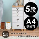 A4クリアファイルが入る 5段チェスト マルチに使える いつも使うものをすぐに取り出せる アンティーク風ネームプレート付き 道具やCDなどの収納に リビング キッチン 子供部屋 書斎 趣味の部屋 HAMCH-6160