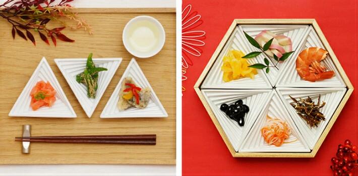【LINE登録でクーポン配布】波佐見焼 丹心窯 スパイラル小鉢 トライアングル 1枚 食器 お皿 小皿 豆皿 鉢 洋食器 白 ホワイト 日本製 国産 オリーブオイル プレート カフェプレート おしゃれ オシャレ デザイナーズ モノトーン creatable-10000316 オリーブオイル専門店 CREA TABLE サンプル画像2