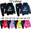 2025 新品 12色 Mr beastTシャツ&パンツ2点セット パーカー ズボン シャツ Mr beastスマイリングクリ夏 春 パーカー100cm 110cm 120cm 130cm 140cm 150cm 160cm 170cm