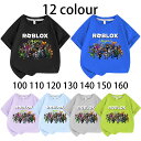 2025 新作 12色 Roblox T-shirt 子供 大人 春 夏 トップス 半袖 子供服 キッズ 誕生日用品 家族服ー 感謝祭の日 子供へのギフト スマ...