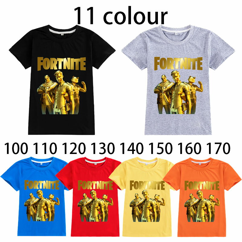 2025 新作 11色 FORTNITE T-shirt 子供 大人 春 夏 トップス 半袖 子供服 キッズ 誕生日用品 家族服ー 感謝祭の日 子供へのギフト スマスギフト ハロウィンクリ 100cm 110cm 120cm 130cm 140cm 150cm 160cm 170cm