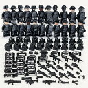 LEGO レゴ 互換 ブロック SWAT 警察 特殊部隊 24体セット 武器 付 レゴ互換品 知育 LEGO 互換品 人形 軍隊 兵隊 武器 兵士 スワット 銃...