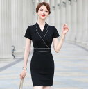 2025新型美容師美容院キャリアワンピースエステティック エステユニフォーム サロンウェア レディース 半袖 ユニフォーム パンツ ワンピース 理容室 制服 美...