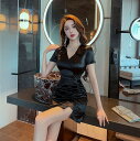 2025新型エステ ユニフォーム サロン通勤 美容師作業服セクシー レディースワンショルダーキャミソールワンピース女性 制服 足湯養生館 SPAハイエンド ファ...