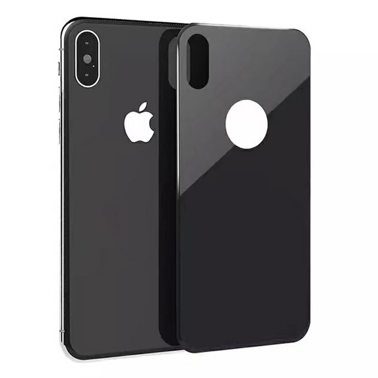 【在庫処分 送料無料】 iPhone X 用背面フルカバーガラス 液晶保護ガラスフィルム 3Dラウンドエッジ加工 【0.26mm 3D熱加工 iPhoneX 裏面 保護フィルム ガラス 液晶保護シート 強化ガラス ケース アクセサリー】