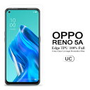 【送料無料】 OPPO Reno5 A 用液晶保護フィルム 全画面カバー TPU素材 (スクリーンプロテクター) 【 Reno5A ケース Screen pro...
