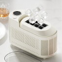 【ポイント5倍★48H限定】【急速製氷】コンパクト製氷機 家庭用/車載対応/業務用 ポータブル小型アイスメーカー 屋台・キャンプに最適 静音省エネ設計 3分急速冷凍 大容量氷製造(卓上/省スペース/移動販売対応)