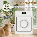 「省エネ」超静音 強力吸引 ペットの毛・消臭グレード除菌 空気清浄機 コンパクト設計 スマートセンサー搭載 赤ちゃん安心 ペット 猫 犬 用 寝室 リビング対応