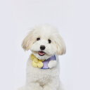 【最大2000円クーポン配布中!】【3D立体小花付き】犬用 よだれかけ 調整可能 ペットスカーフ・エリ巻き 超可愛い 小型犬〜中型犬 ドロヨケ アクセサリー(洗...