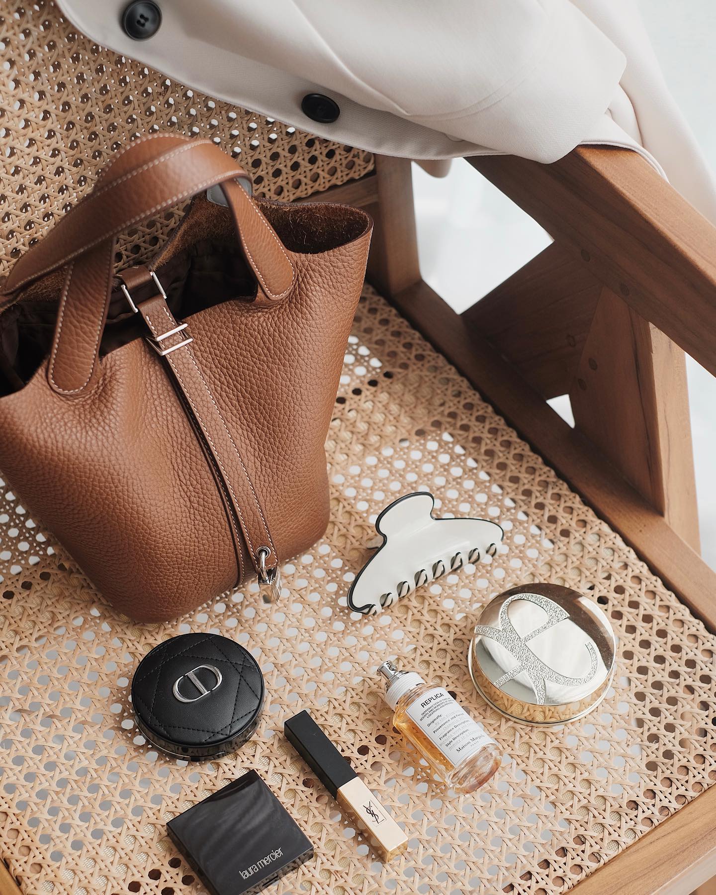 DGAZ Hermes ヘルメス ピコタン Picotin バッグインバッグ インナーバッグ バッグピロー 高級シルク サテン トートバッグ用 ブランドバッグ保護 収納 整理整頓 ギフト 贈り物 自立 形崩れない baginbag バッグオーガナイザー ピコタン18/22/26 ピコタンカーゴ18/26