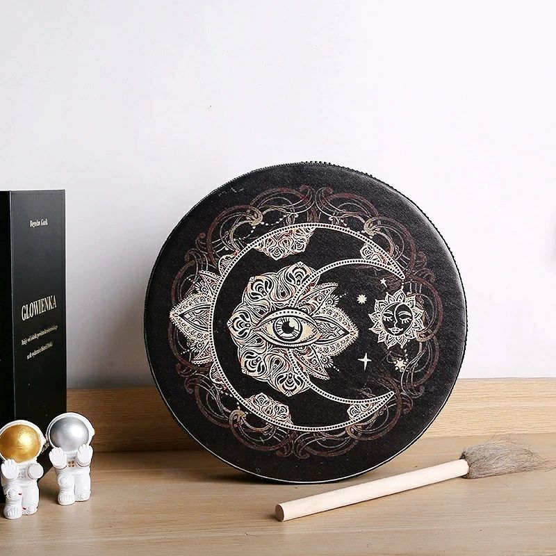 繊細な鼓 ドラム楽器 手持ちドラム 創作鼓 手打ち太鼓 木枠ドラム 打楽器 の楽