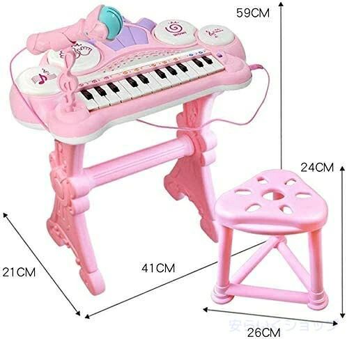 電子ピアノピアノトイピアノ 子供向け電子ピアノピアノトイピアノ（発光ミニピアノ...