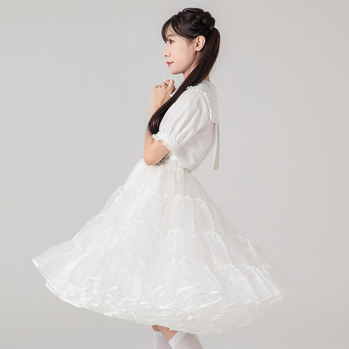 【楽天スーパー 10%】ボリューム パニエ ロリィタ ロング 60cm スカート ワイヤー...