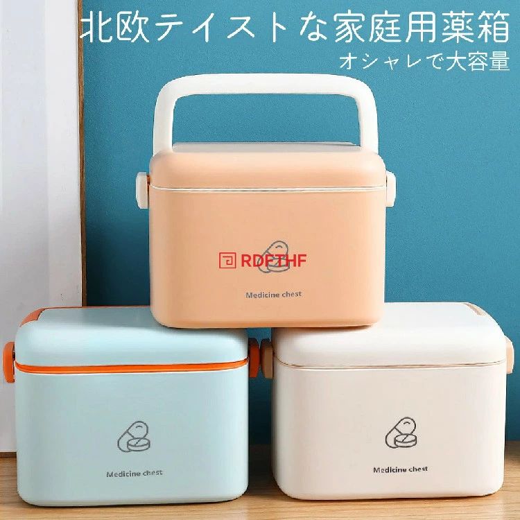 救急箱 おしゃれ 北欧 薬ボックス ケース 箱のみ コンパクト 薬箱 救急ボックス 薬...