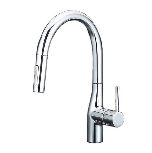 KVKグースネックシングルレバー混合水栓(eレバー)KM6061EC