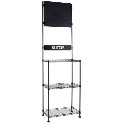 BLITZER(ブリッツァー) ダーツスタンド スチールラック方式採用 本体サイズ: 約 202 x 61 x 36 cm 自立式 簡単組立 ダーツホルダー付属 安定性のある大型アジャスター(足)採用 インテリアの雰囲…