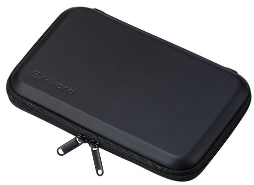 カシオ電子辞書エクスワード専用純正ケースセミハードカバータイプXD-CC2302BKブラック