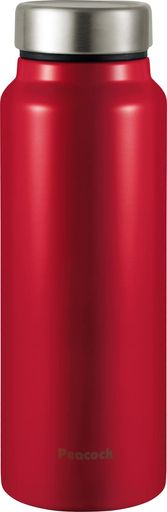 Rakuten - ピーコック魔法瓶工業(The-peacock)ピーコック水筒600ml真空断熱保温保冷軽いシンプルマグ漏れにくい洗いやすいステンレスマグボトルレッドAKY-60R