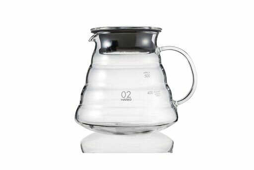 HARIO(ハリオ)V60グラスサーバー600クリア600ml2-5杯用電子レンジ可XGSR-60-TB