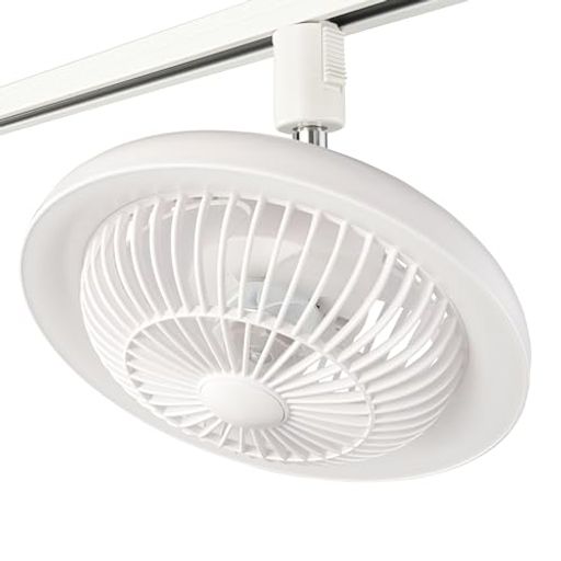 オーム電機シーリングファンダクトレール用ファンライトLED小型照明天井扇風機ライトライティングダク..