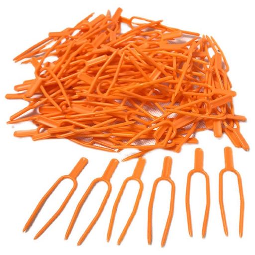 園芸クリップ(80個入り)ランナーピンイチゴランナーピンランナーピン苺植物サポート植物固定園芸用つる植物農業ガーデンツール再利用可能スイカ固定植物クリップ誘引作業固定フォー…