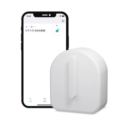 キャンディハウス(CandyHouse)セサミ5北米北欧版スマートロックブラック後付け型