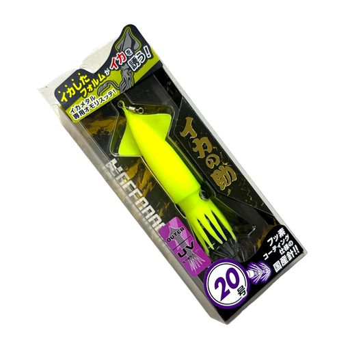 ジークラック(GEECRACK)イカの助20号イカメタルメタルスッテ(#098ブルー/チャート(アウター:UV紫外線発..