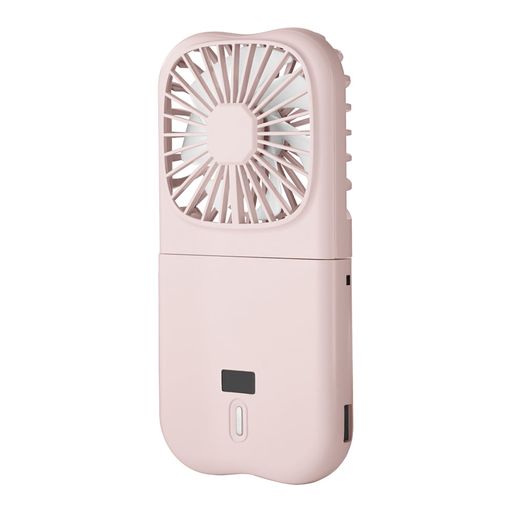 LEPLUSルプラススマートフォン(汎用)バッテリー機能つき4WAYハンディファンピンクLN-FANH01PK