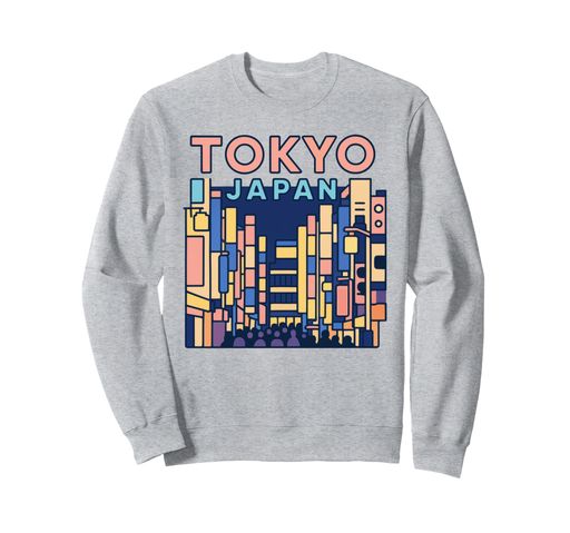 Other - 東京日本ミニマリスト街灯夜間旅行お土産トレーナー