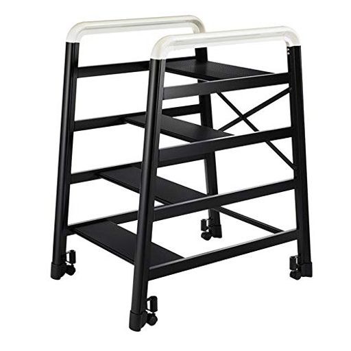 長谷川工業(Hasegawa)踏台CAMBERキャンバーブラック4段DE2.0-4B(79cm)(16398)