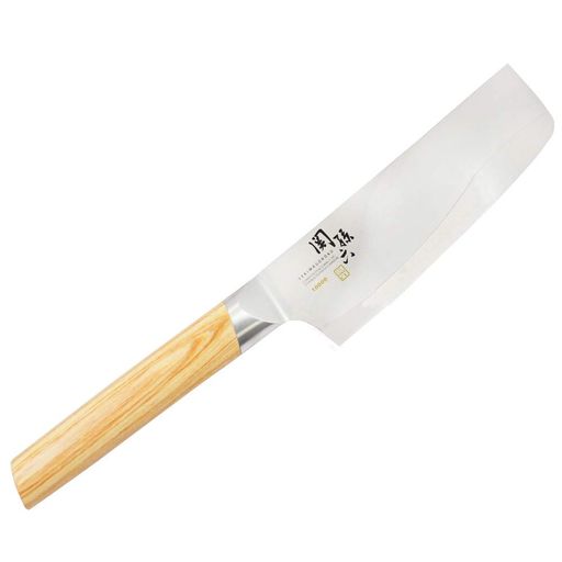 Seki High-Carbon Steel 165mm Nakiri (Vegetable Chopper) | Japanese Kitchen Knife