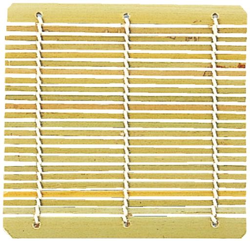 福井クラフト竹すだれそば11.6x11.8cm3-558-30