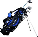 LEZAX(レザックス)U.S.Athleteジュニアゴルフセット9-12歳ブルータイプUSCS-5755BLシャフト:ジュニア用軽量カーボンシャフトライ角(1...