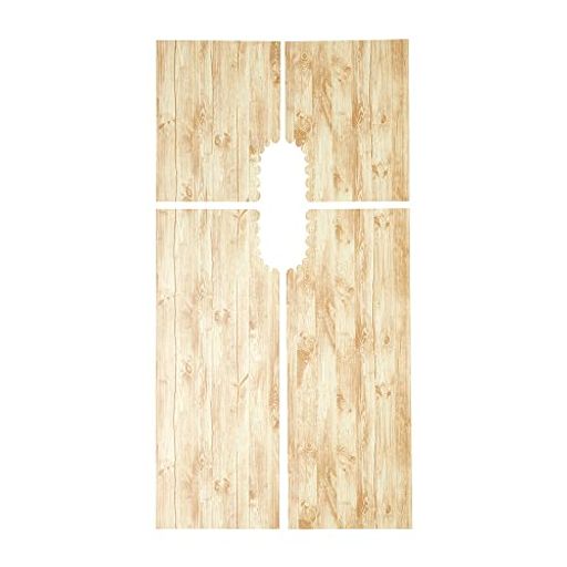 アイメディア(Aimedia)トイレ床模様替えシート抗菌仕様90x170cmオーク柄日本製リメイクDIYリノベ防水はがせるフリーカット(3.0)