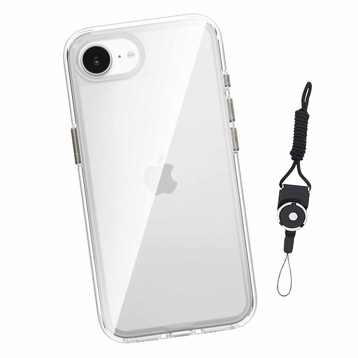 Rakuten - Nutmeg対応iPhone16E/iphone17E専用ケースクリアアップル16e/17e保護カバーTPU素材全透明薄型軽量防指紋傷つけ防止柔らかい手触り落下防止耐衝撃衝撃吸収ポ16e/17eケース
