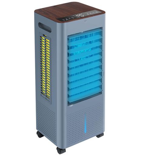 【2025最新進化】冷風機冷風扇冷風扇風機【3方向で吸水し冷感アップ】スポットクーラー冷房LED液晶画面..