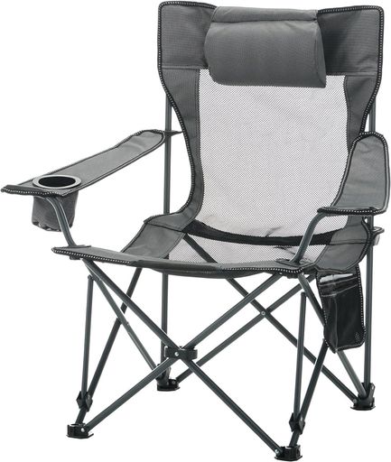 VECELO折りたたみ椅子コンパクトアルミ合金カップホルダー付きポケット付き持ち運び携帯チェアアウトドアチェアコンパクトチェア耐荷重150kg日本語説明書付きキャンプ椅子旅行ハイキン…