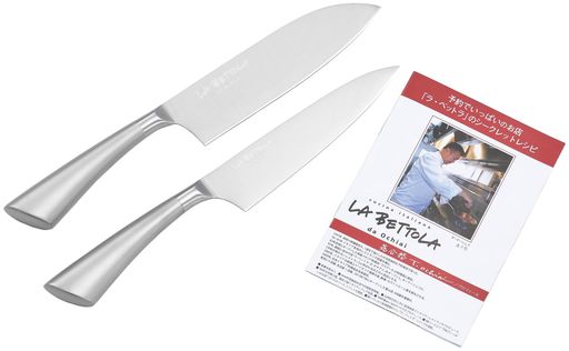 タマハシラ・ベットラステンレススモール三徳包丁&ペティナイフLB-234