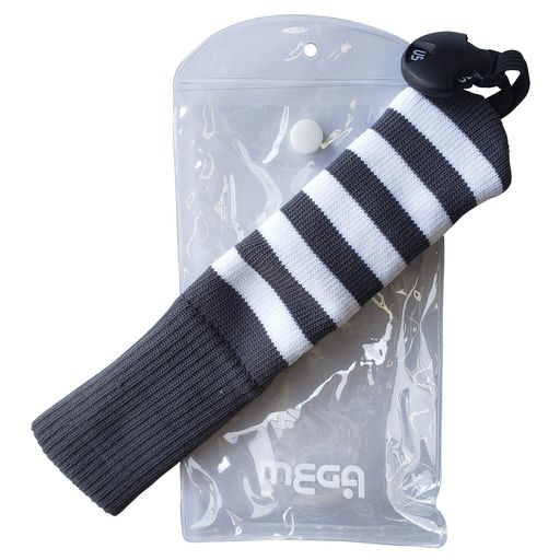 HirotaGolf(広田ゴルフ)UTカバーホワイト/グレーメガゴルフソックス型ニットMGUTHC-2019