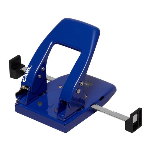 カール事務器穴あけパンチ2穴50枚ダブルゲージブルーSD-W50-B