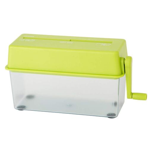 ナカバヤシクルッキルクロスハンドシュレッダNSH-E02GNグリーン