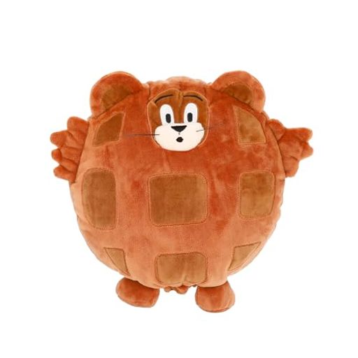 サイズ:約H24xW24xD10cm(手・足・耳部分含めず)//生産国:中国 組成:ポリエステル100%/仕様:アップリケ刺繍 トムとジェリーデザインのヘッドカバーです。ぬいぐるみのような見た目がかわいいです。 TOMANDJERRYandallrelatedcharactersandelements(C)&amp;TMTurnerEntertainmentCo.(s21)