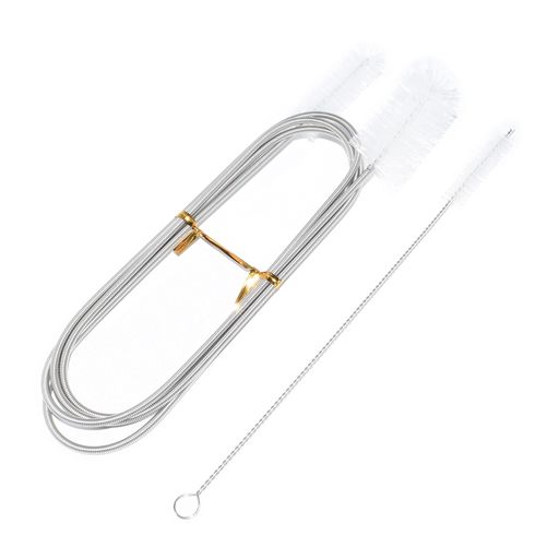 MARUFANGパイプブラシチューブブラシワイヤーブラシホースクリーナー水槽用クリーナー長さ155cm2個セット