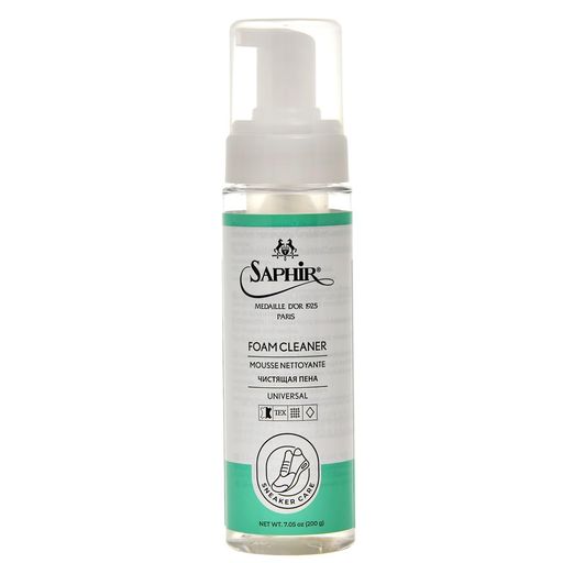 [サフィール]高級スニーカー専用泡タイプ汚れ落としフォームクリーナー200mlシューズシャンプー洗剤革合皮スエードキャンバスメッシュ