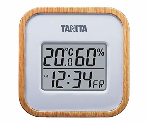 色:ナチュラル 温度測定範囲-:5~50°C 湿度測定範囲:20~95% 温度表示単位:0.1°C 湿度表示単位:1% 商品サイズ:幅75x高さ75x奥行30mm 重量:100g(乾電池含む) 電源:DC1.5V単4乾電池1本 主な付属品:単4乾電池x1本