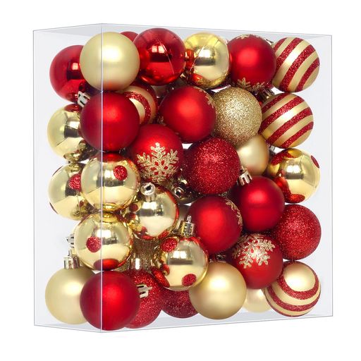 クリスマスボールBetterJonny50個セットクリスマスツリーデコレーションボールオーナメントツリーオーナメントおしゃれクリスマスパーティー装飾インテリア新年飾りクリスマスプレゼン…